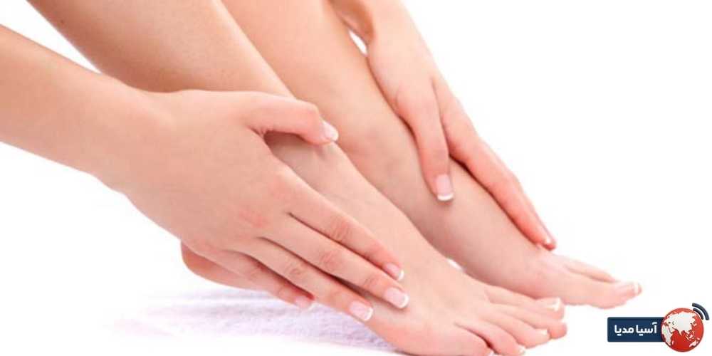 علت چروک شدن پوست پا